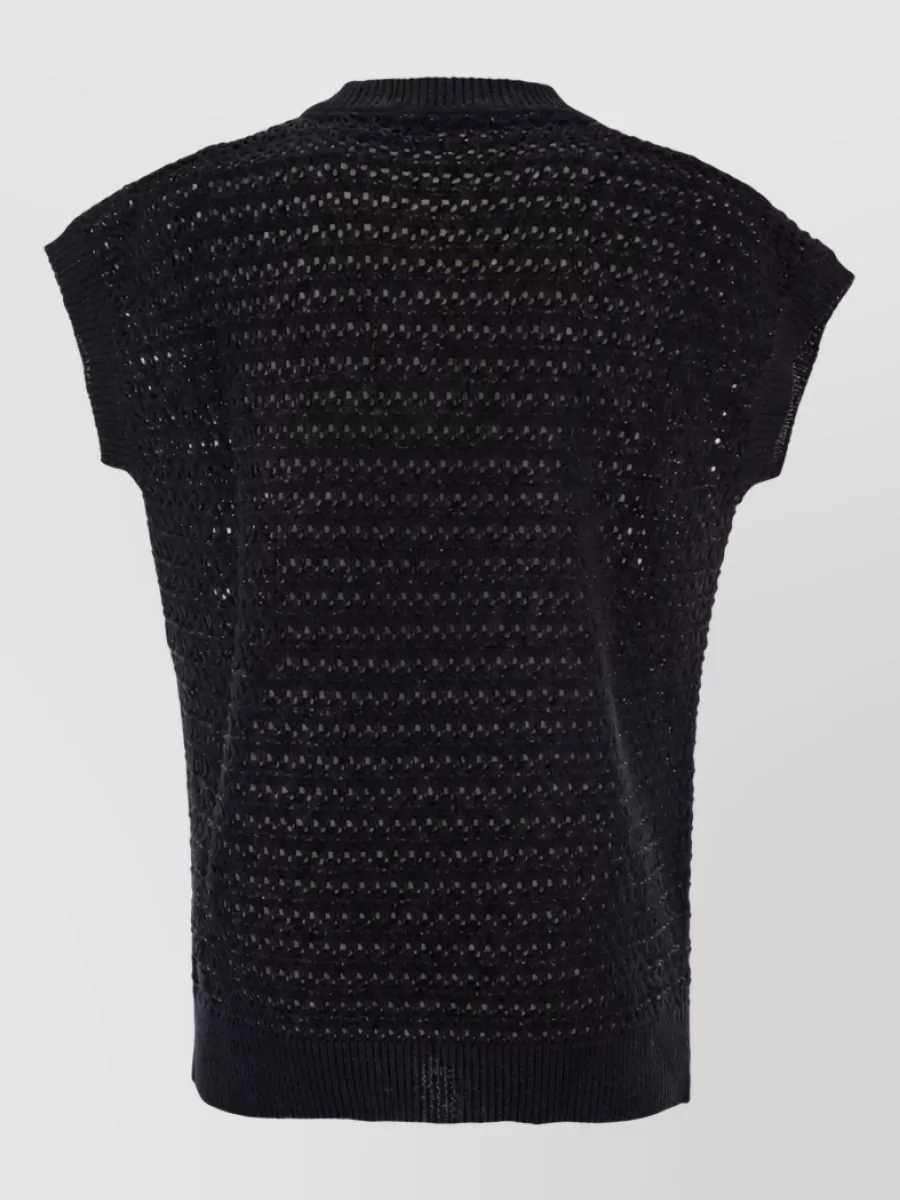Fabiana Filippi Cotton Crochet Jumper