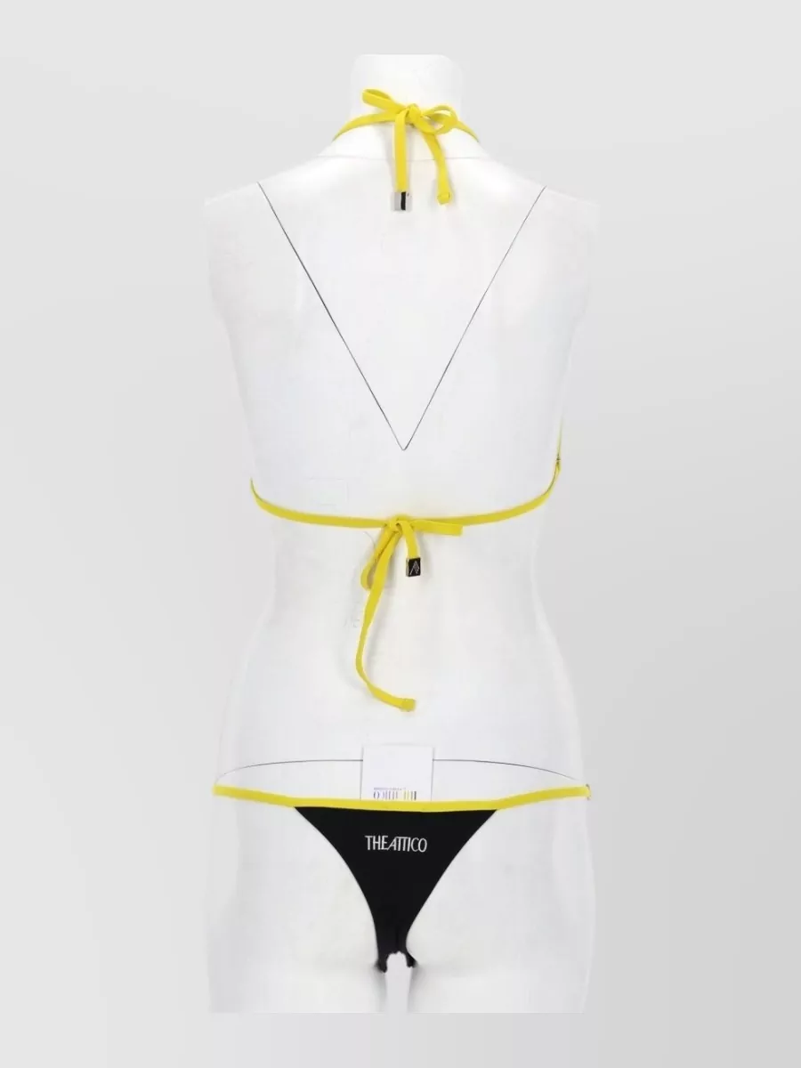 The Attico Printed Bikini Set
