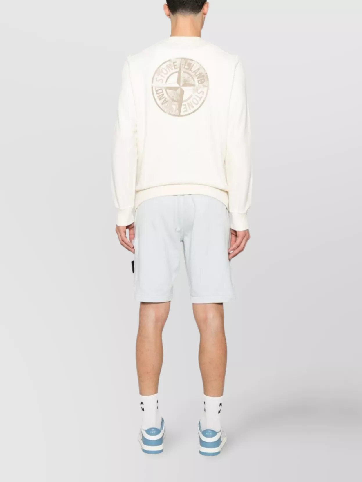Stone Island Pure Cotton Clothing Sweaters In Neutral