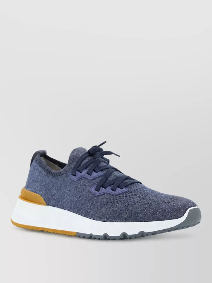 Brunello Cucinelli cotton low-top sneakers