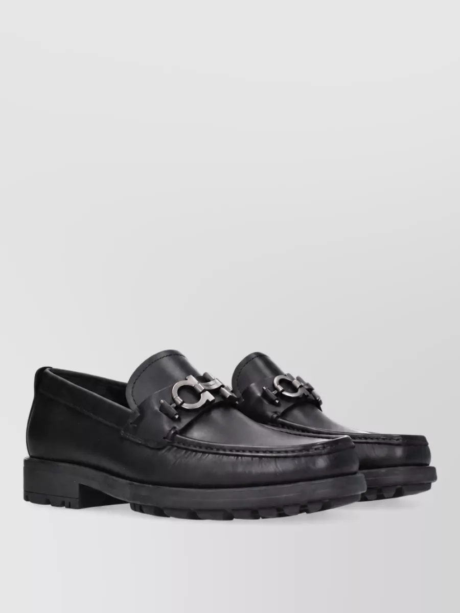 Ferragamo Leather Loafers