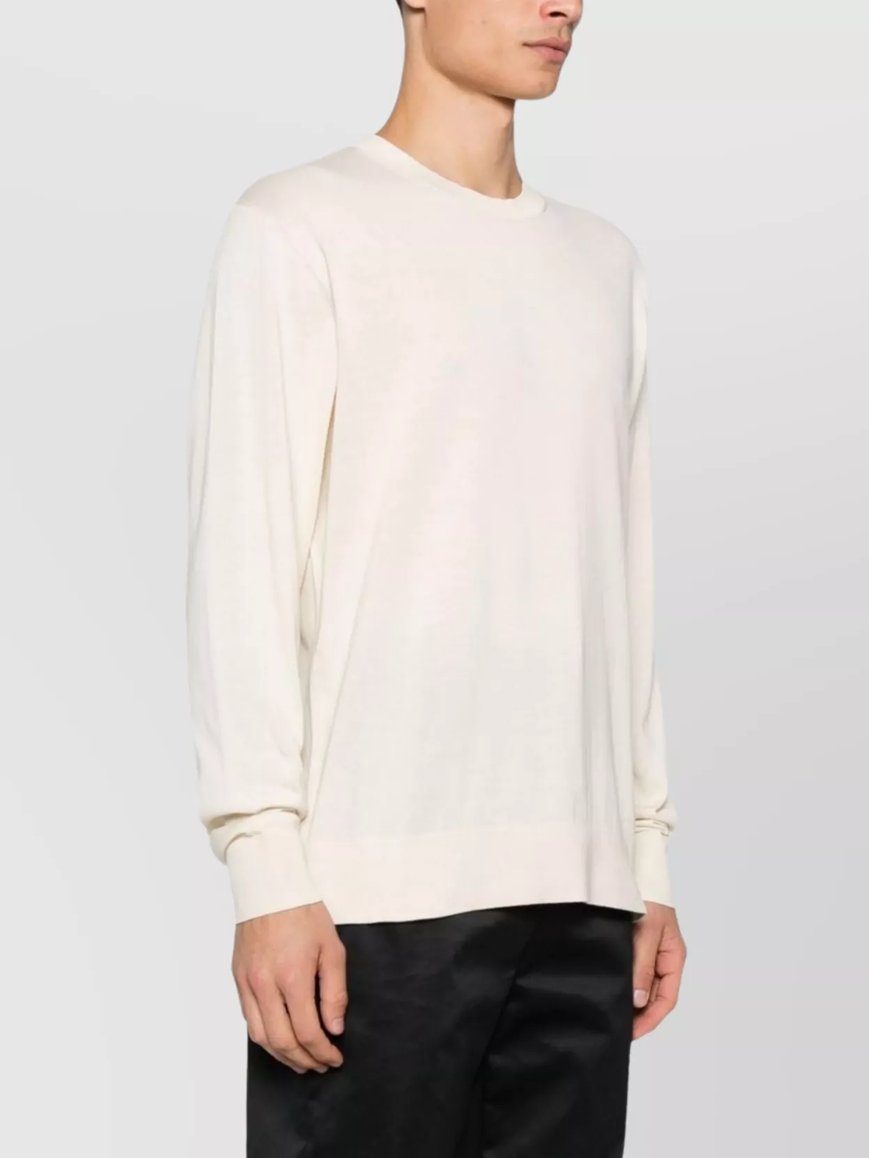 Givenchy Cotton-Silk Blend Crewneck Sweater