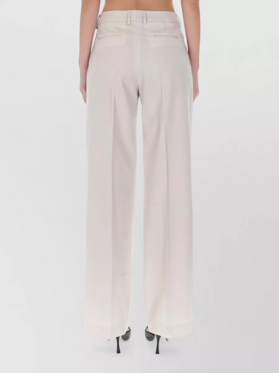 Pt Torino Wide-Leg Trousers With Pockets And Pleats