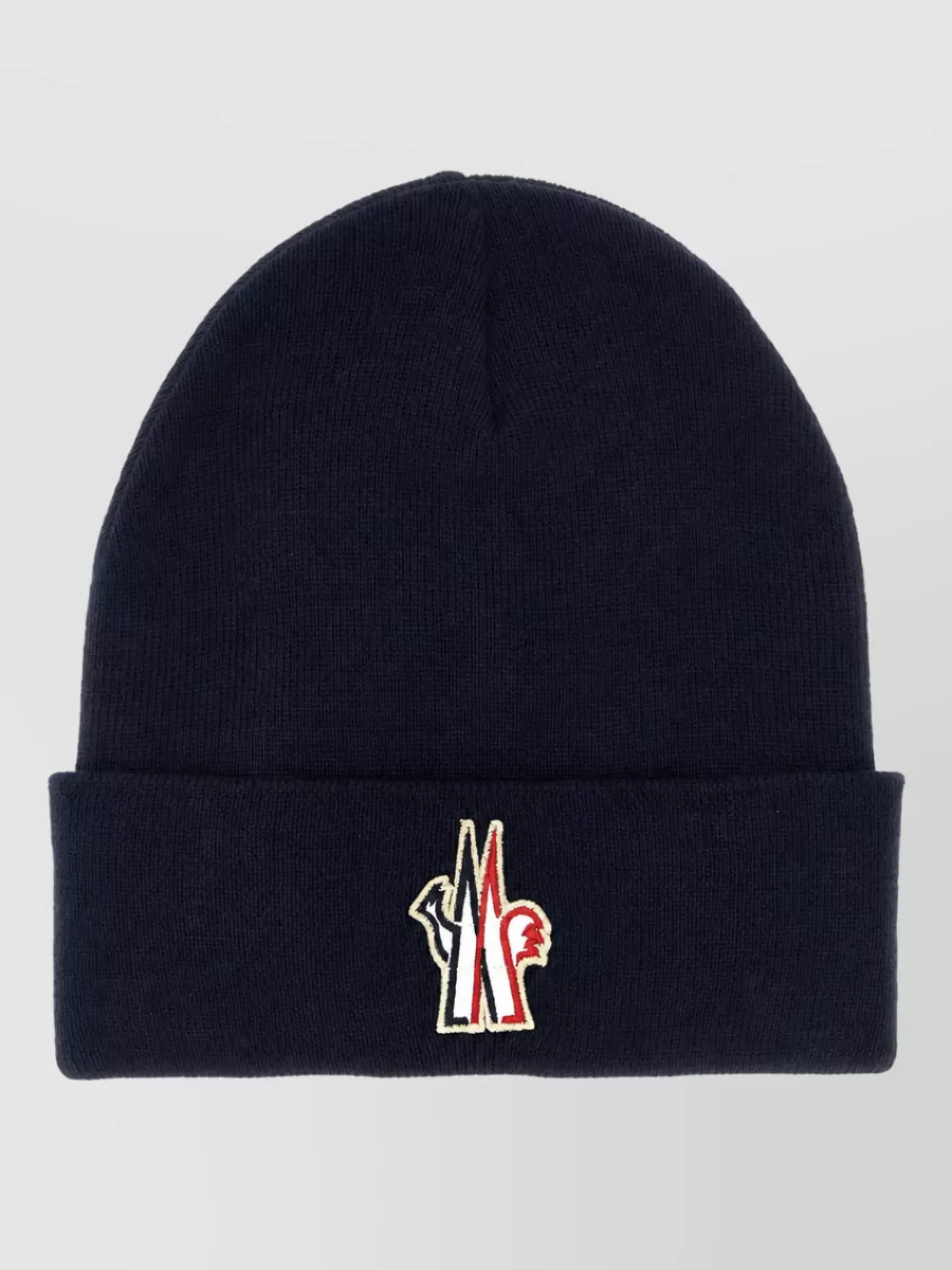 Moncler Grenoble ribbed wool beanie