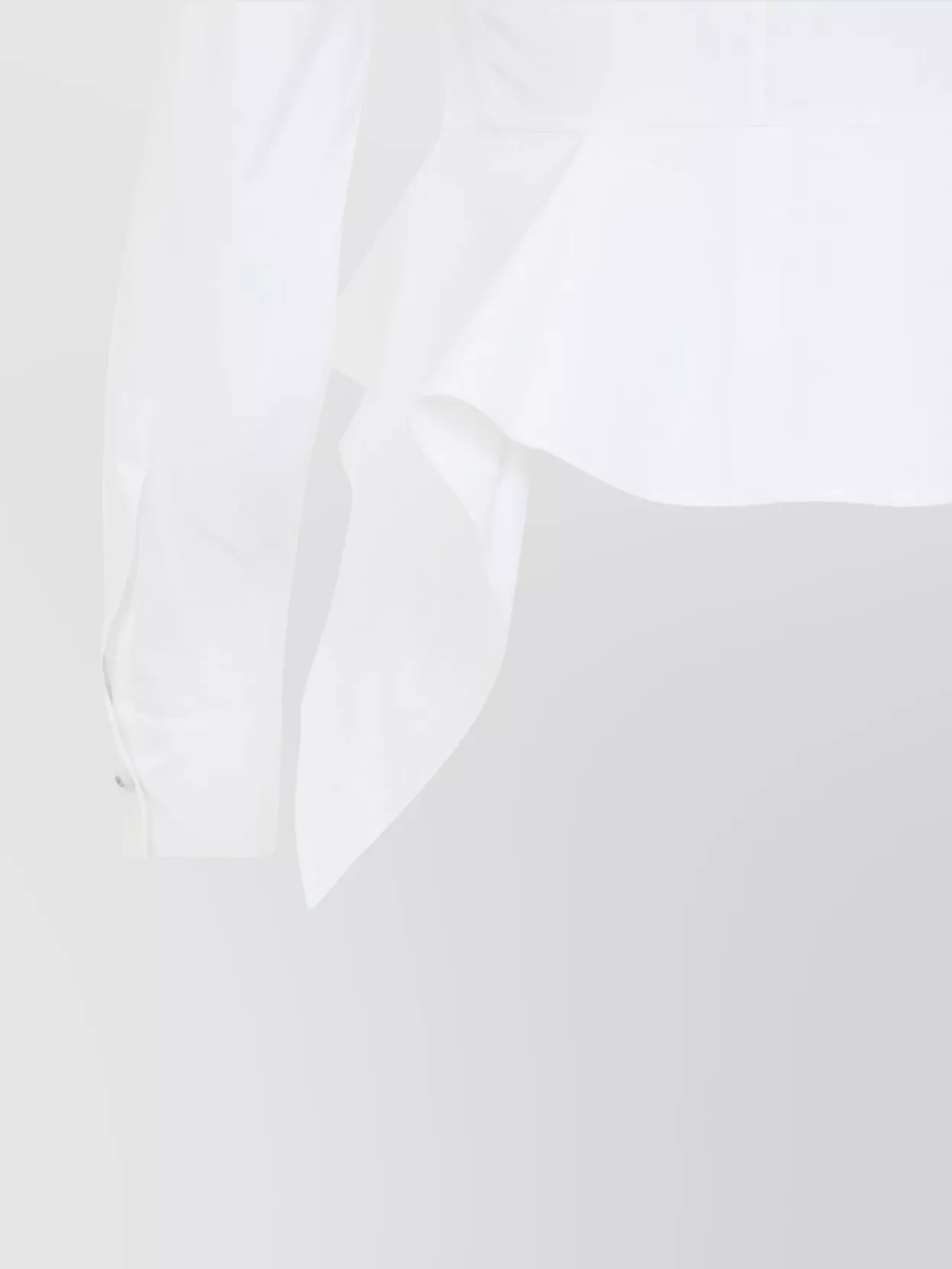 Tシャツ・カットソー Max Mara Max Mara Gamma Popeline Shirt Max Mara Gamma popeline shirt with asymmetric peplum hem