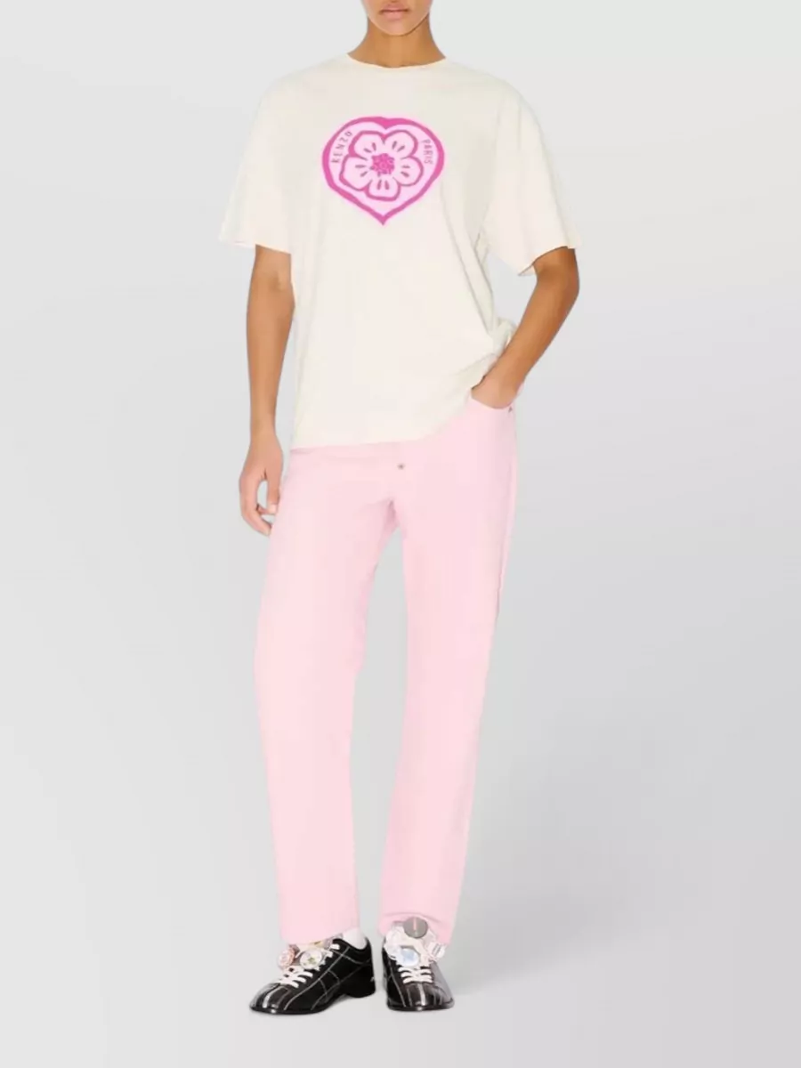 Kenzo Boke Heart Loose Fit Graphic T Shirt