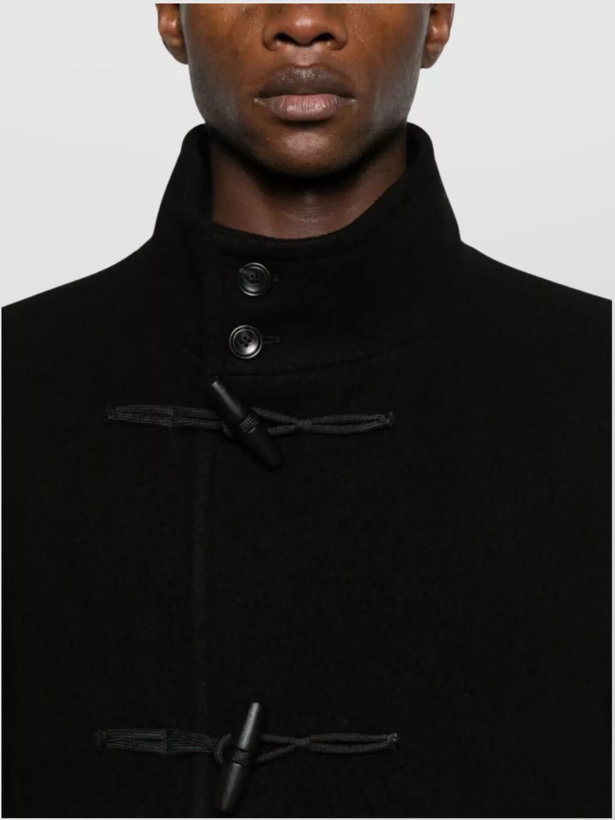 Tagliatore Men's Coat With High Collar And Pockets