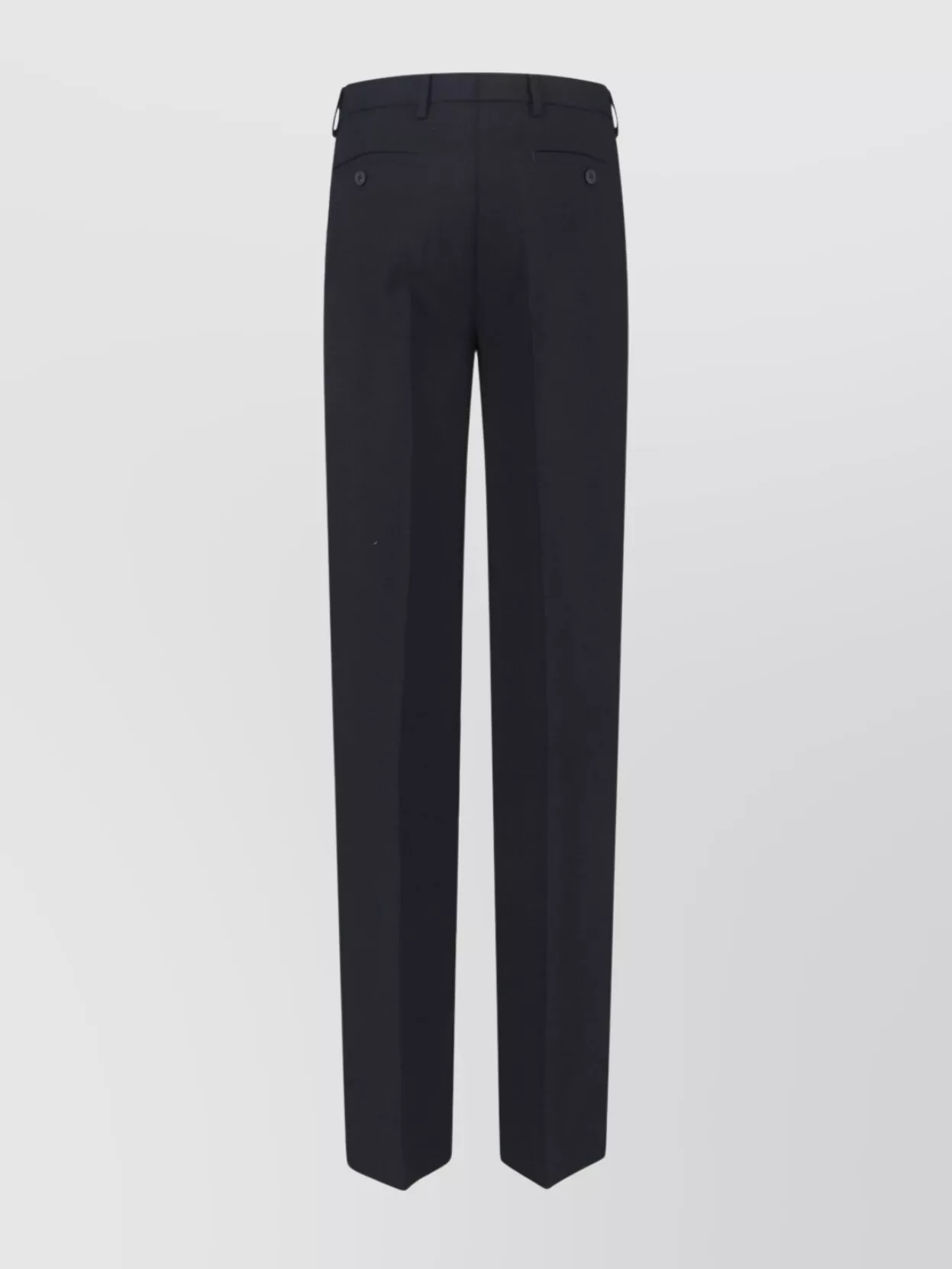 Rick Owens Straight Trousers With Belt Loops And Buttoned Back Pocket In Multi