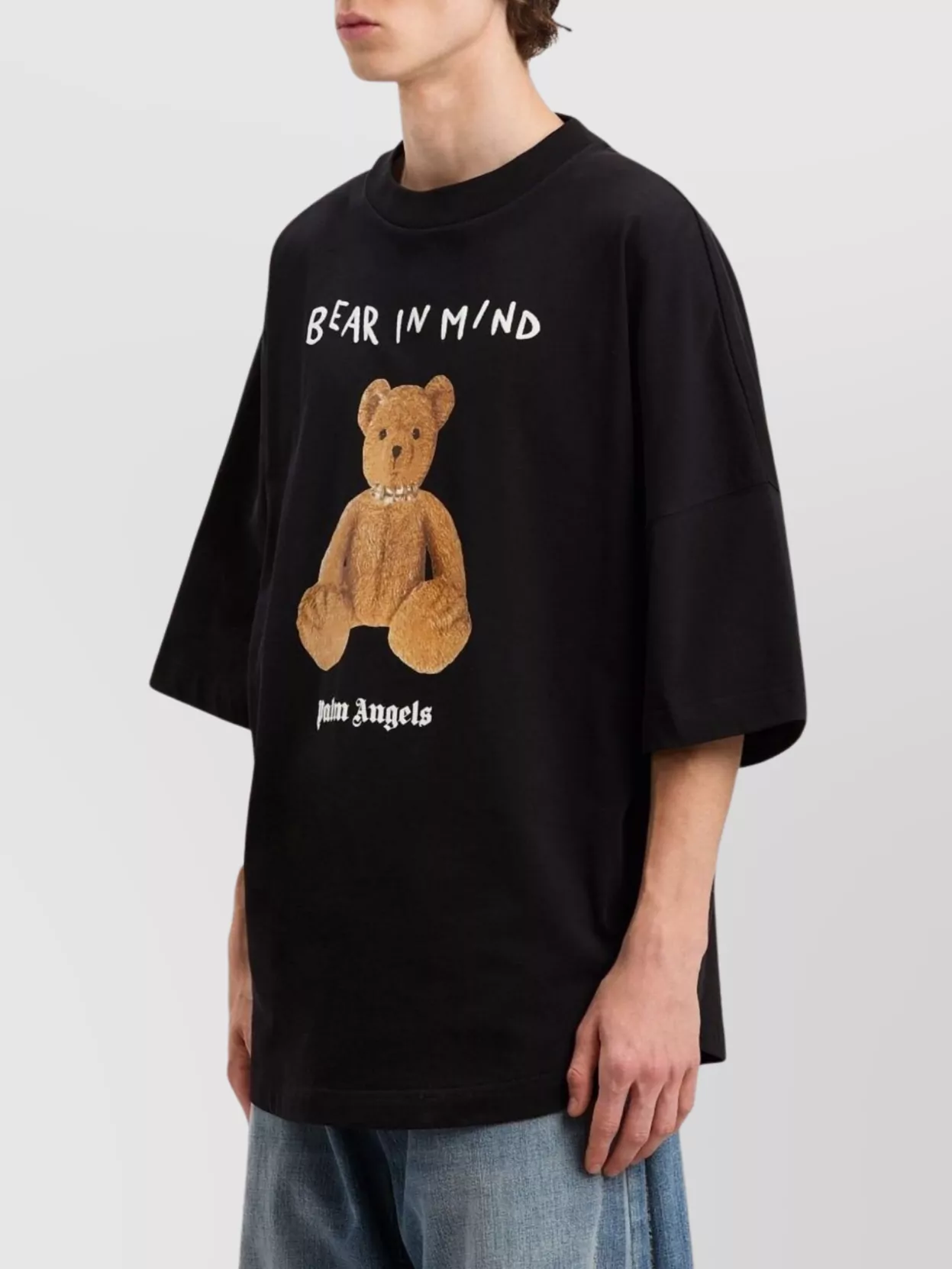Palm Angels Bear reminder oversized t-shirt | The Fashion Square