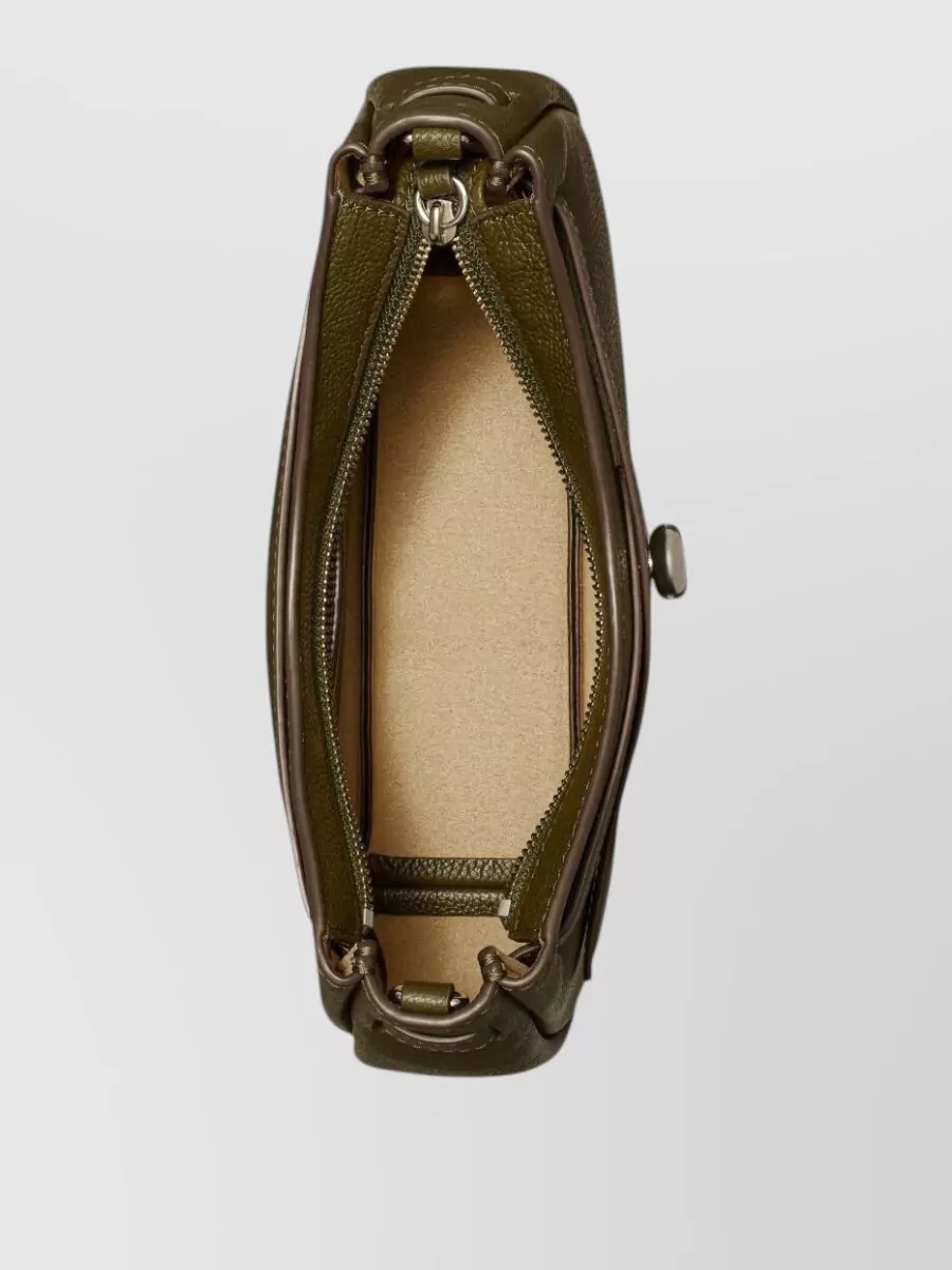 Tory Burch Romy Leather Clutch Bag