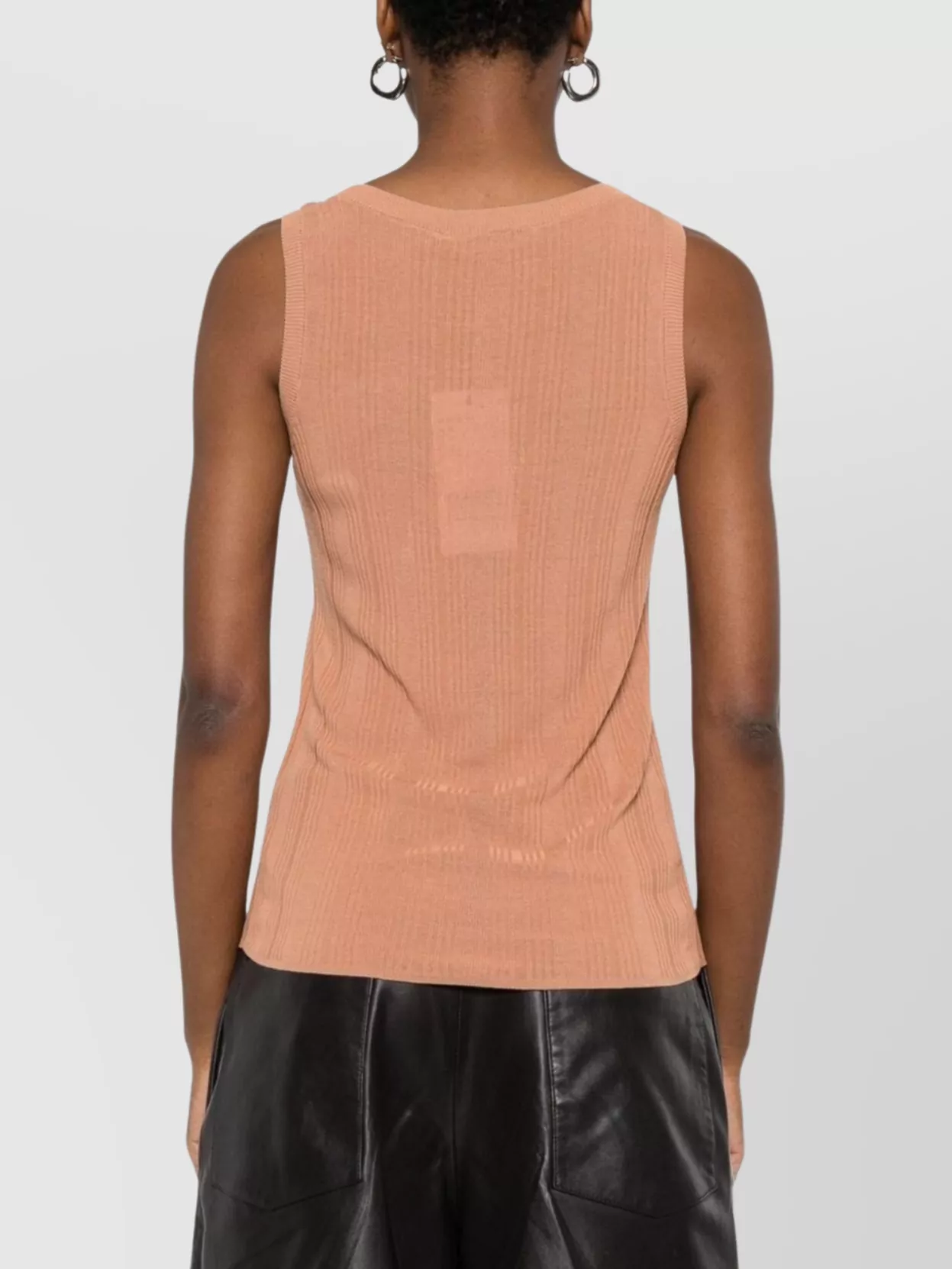 Weekend Max Mara Sleeveless Scoop Neck Knitwear Top