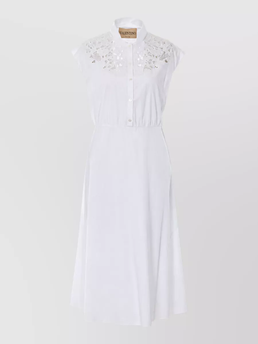 Valentino Garavani embroidered midi dress