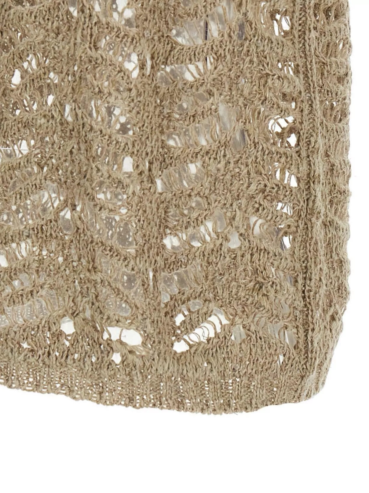 Brunello Cucinelli Dazzling Open Knit Sleeveless Top