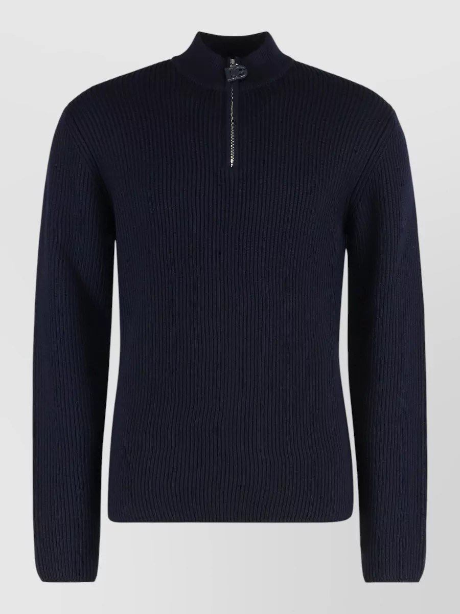 Dolce&Gabbana wool zip neck jumper