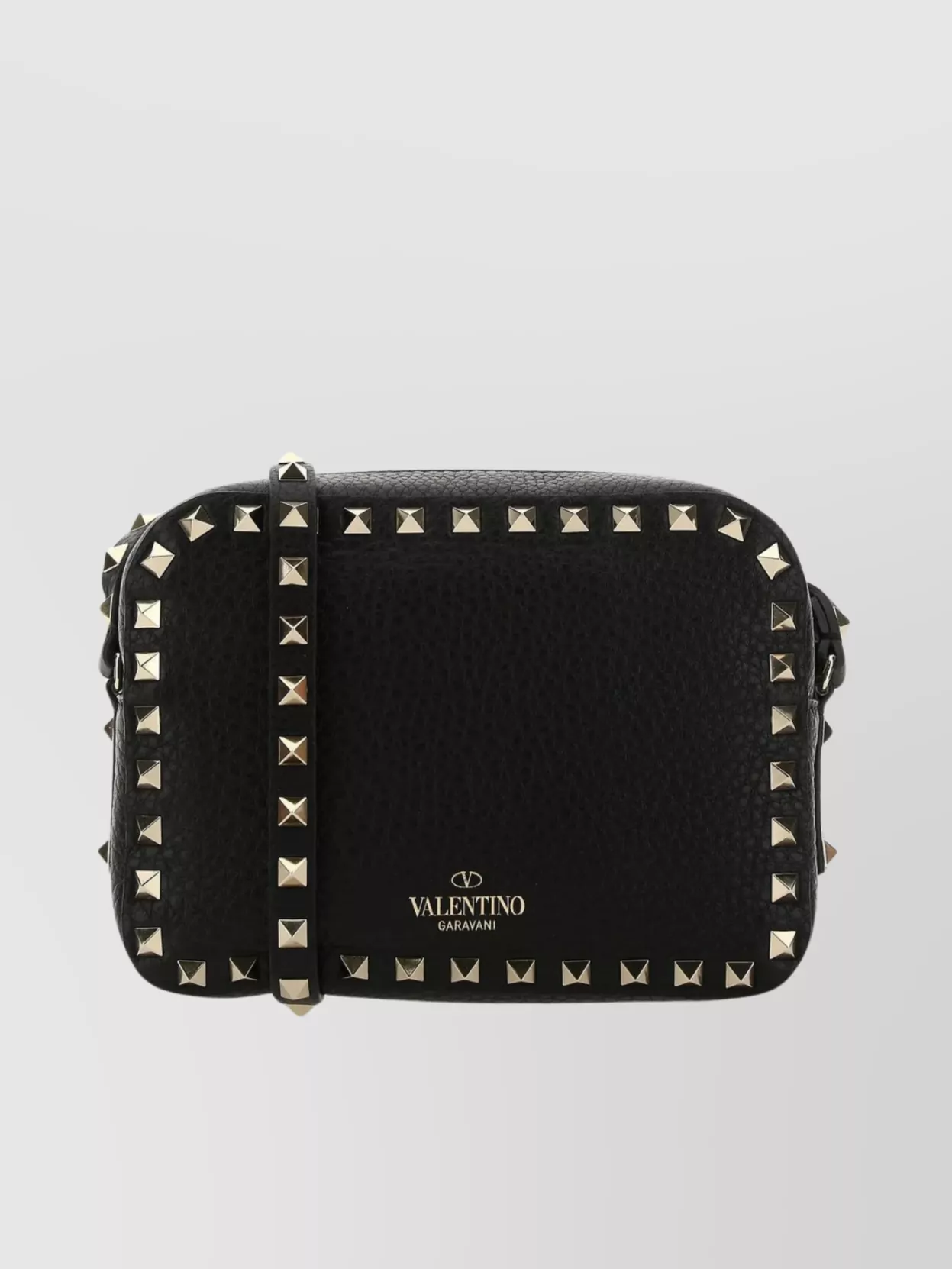Shop Valentino Studded Leather Crossbody Bag
