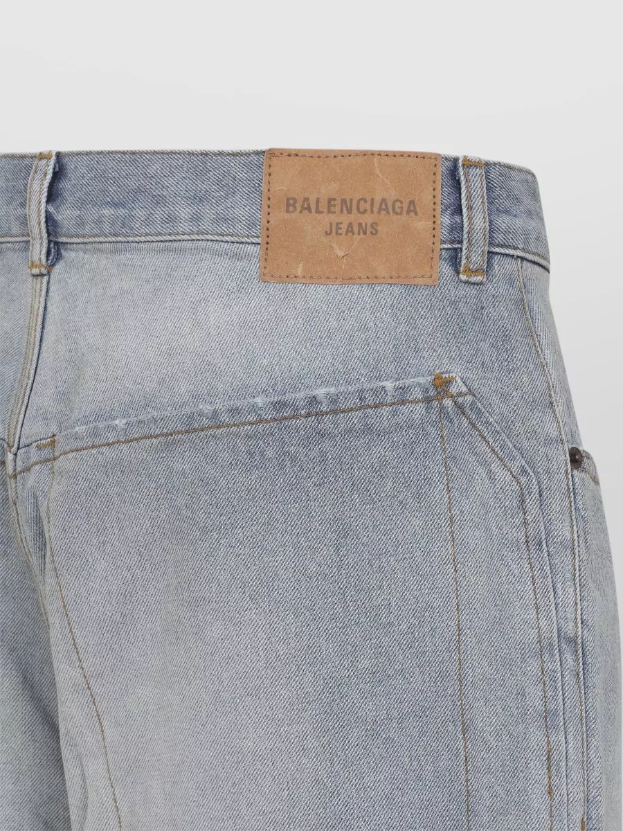 Balenciaga Baggy Trousers Wide Leg Belt Loops