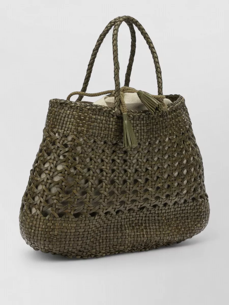 Dragon Diffusion Santa Croce Medium Leather Tote Bag