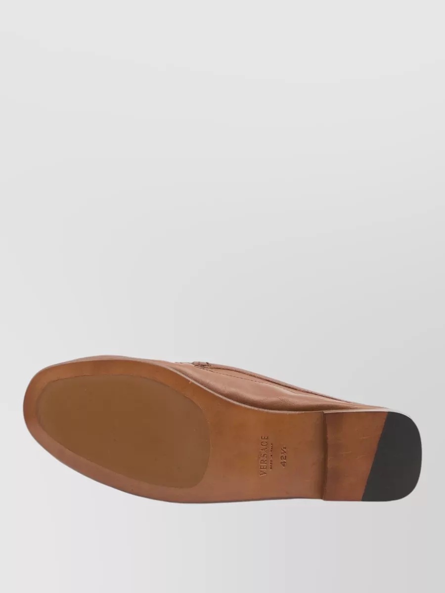 Versace Leather Loafers