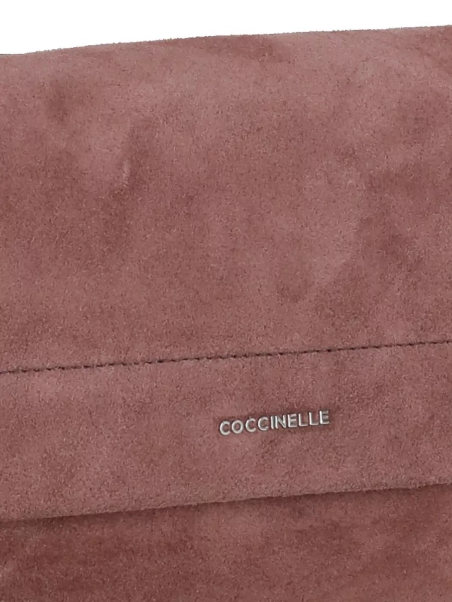 Coccinelle Suede Leather Shoulder Bag