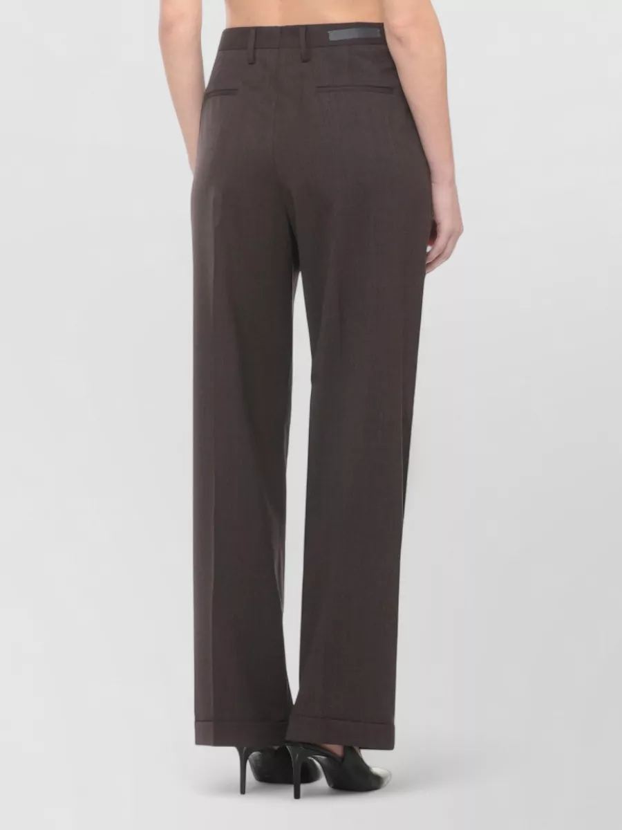 Briglia 1949 Virgin Wool Wide-Leg Trousers