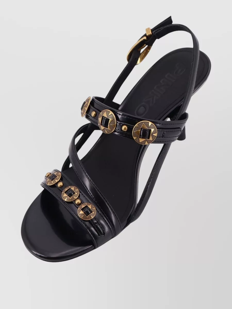 Pinko Flat Sandals Open Toe Strappy Slingback Strap