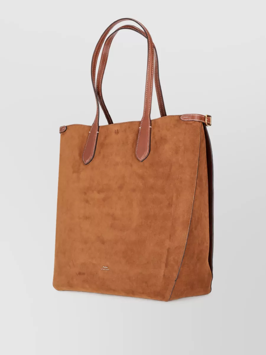 Ralph Lauren Suede Tote Bag