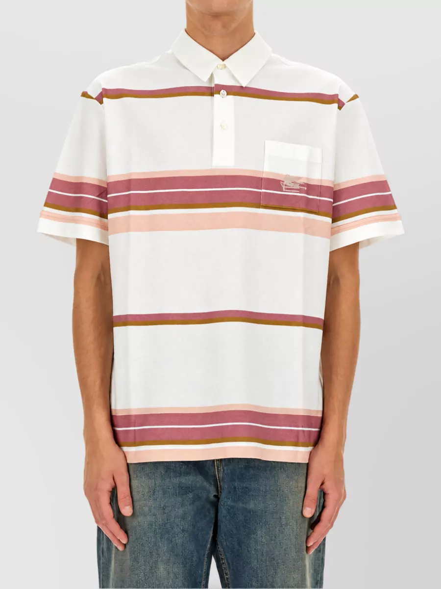 Etro Embroidered Polo Shirt