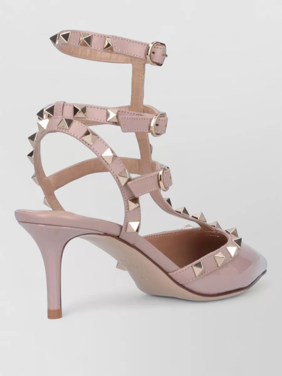 Valentino Garavani leather ankle-strap pumps