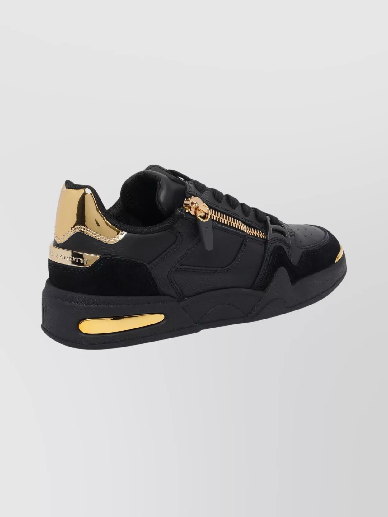Giuseppe Zanotti Stylish Low Top Sneakers With Gold Accents