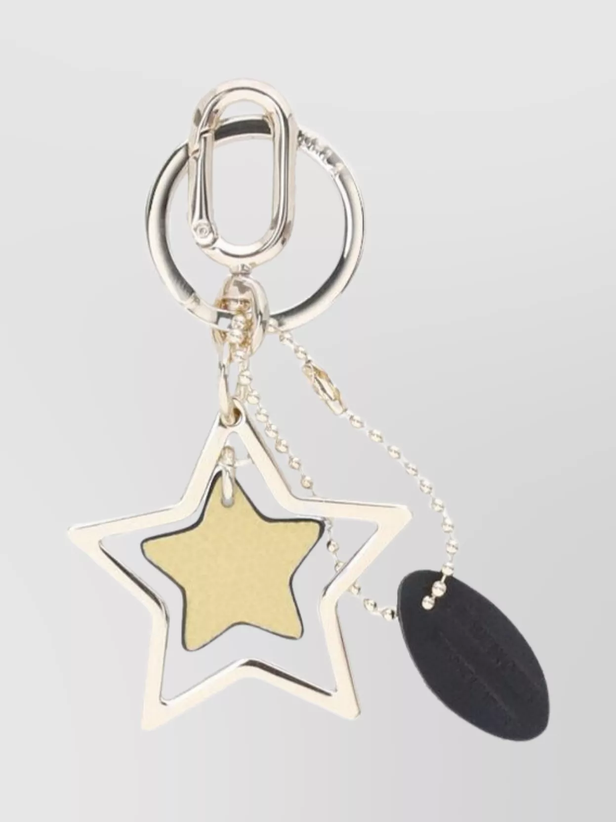 Furla Keychain Star-shaped Dual-tone Design
