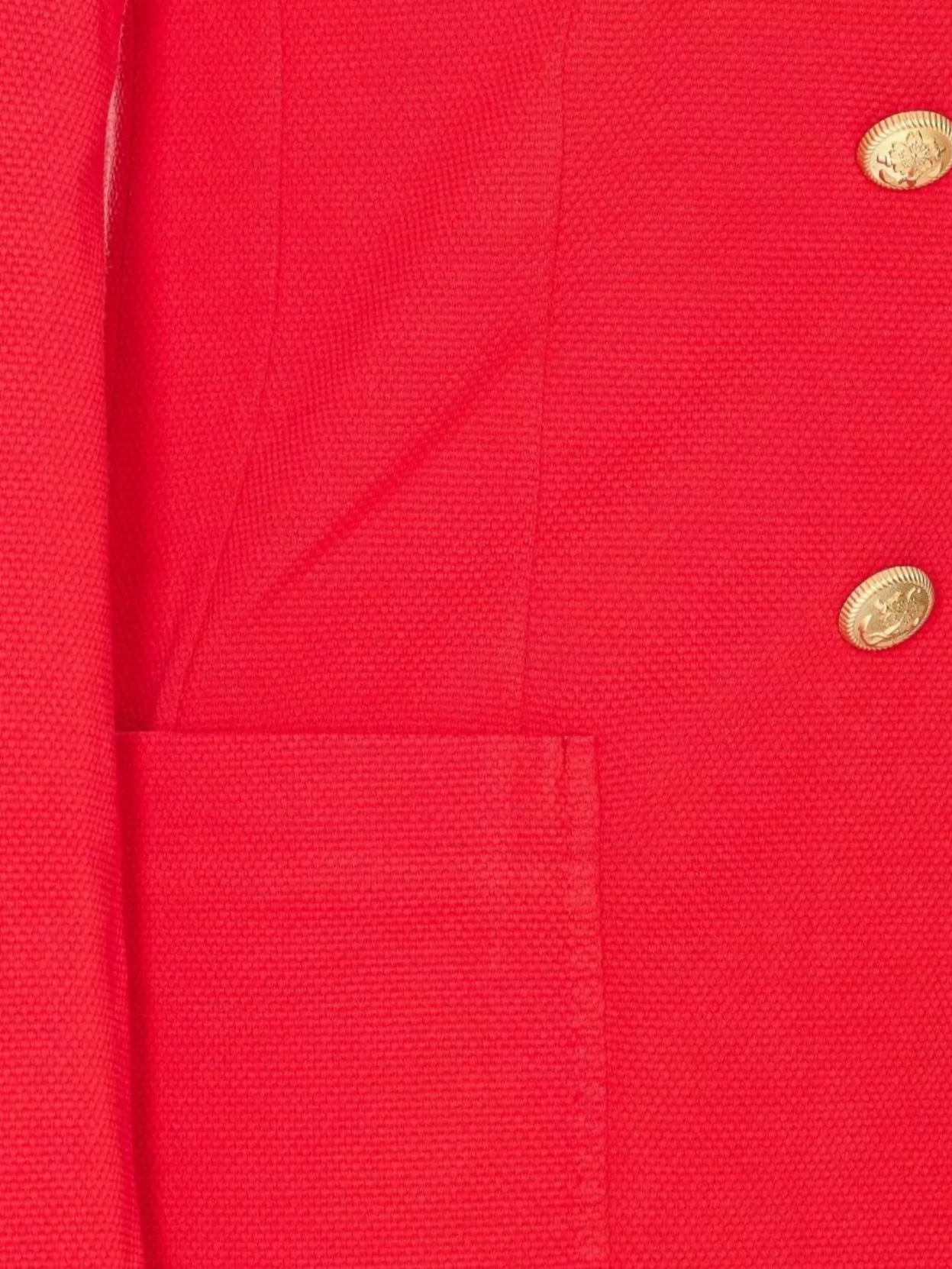 Circolo 1901 Double-breasted Jacket Gold Buttons In Red