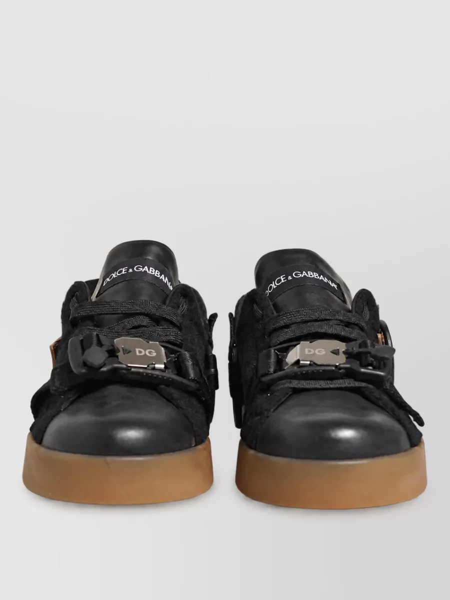 Dolce&Gabbana leather low-top sneakers