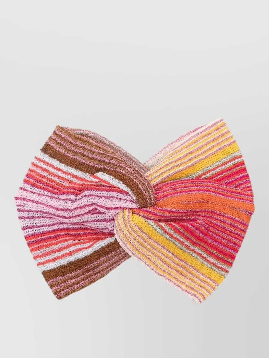 Missoni Fine-Knit Striped Headband