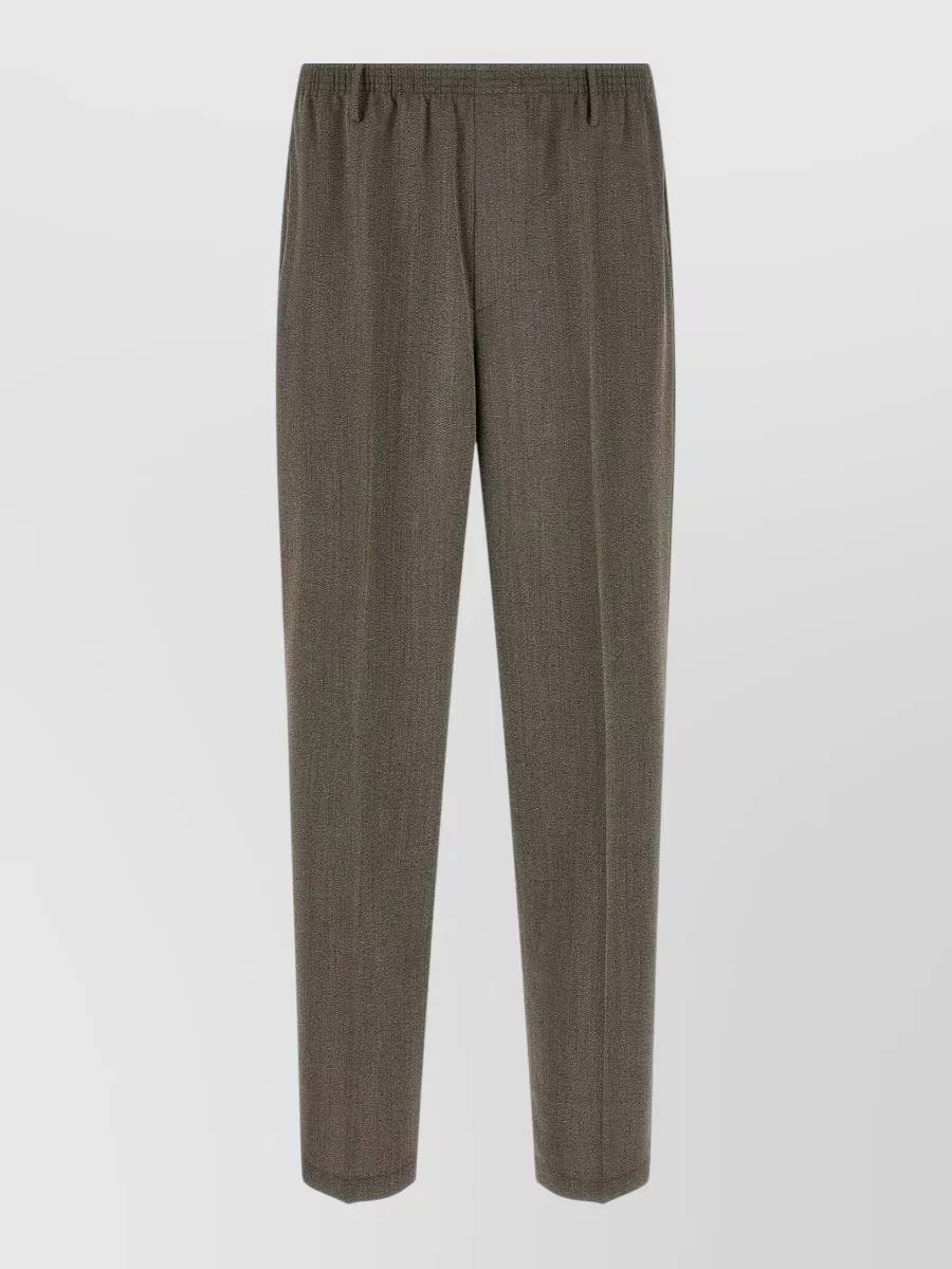 Cellar Door virgin wool tapered wide-leg trousers