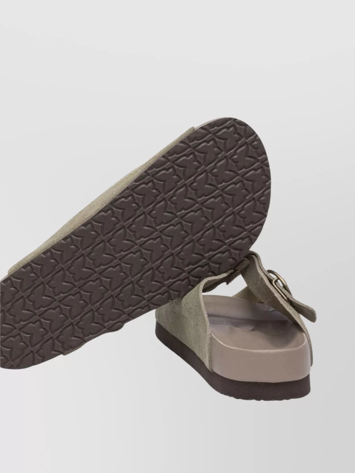Needles Perforated Open Toe Flat Sole Sandals