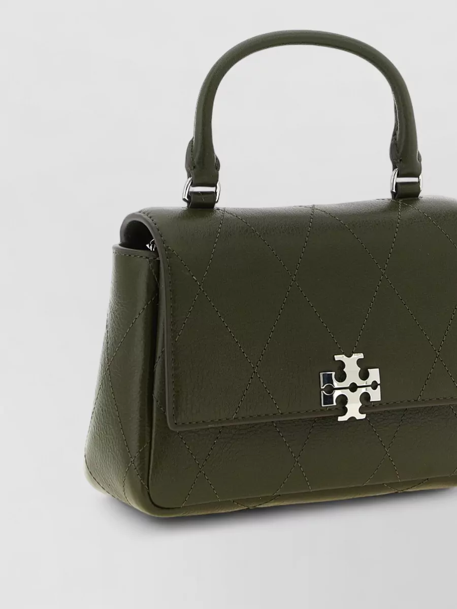 Tory Burch Mini Hammered Leather Shoulder Bag
