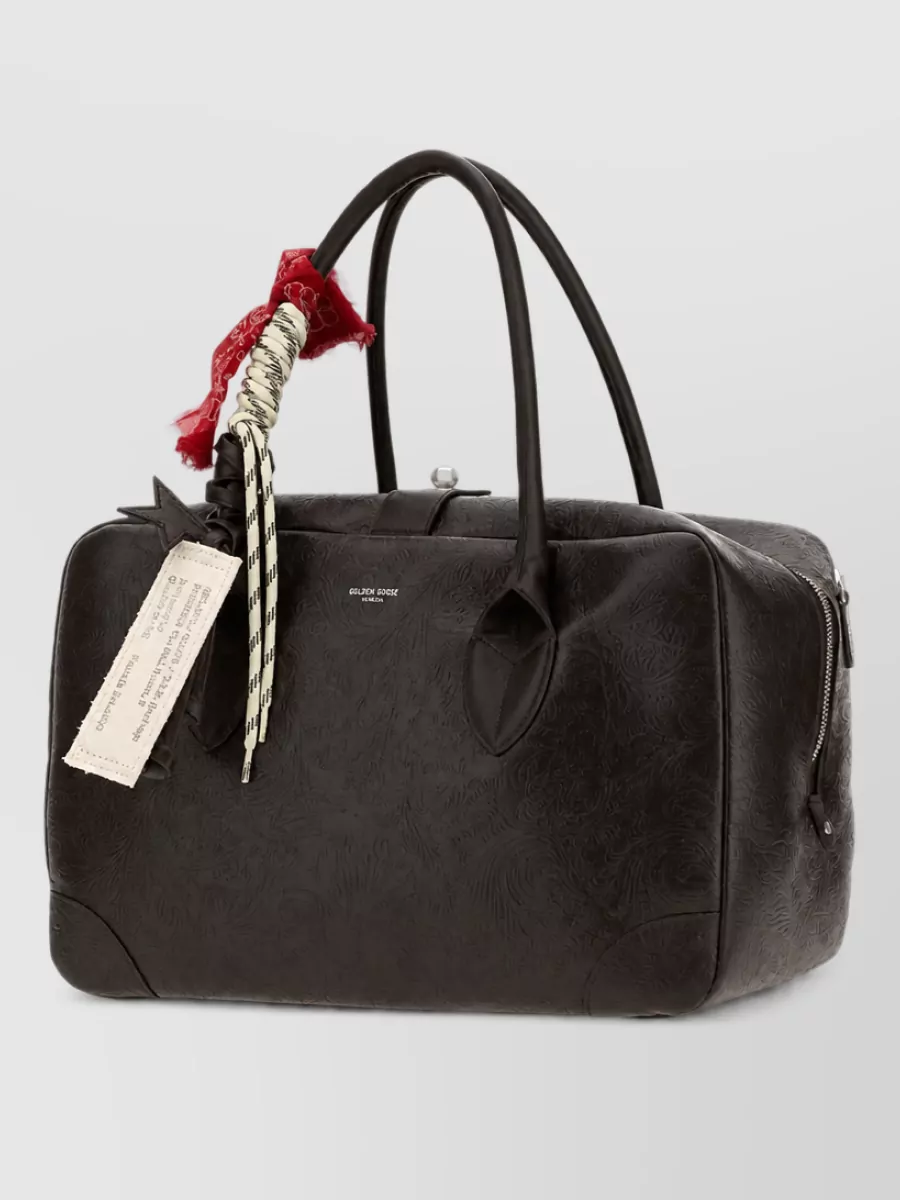 Golden Goose Medium Leather Luggage Bag