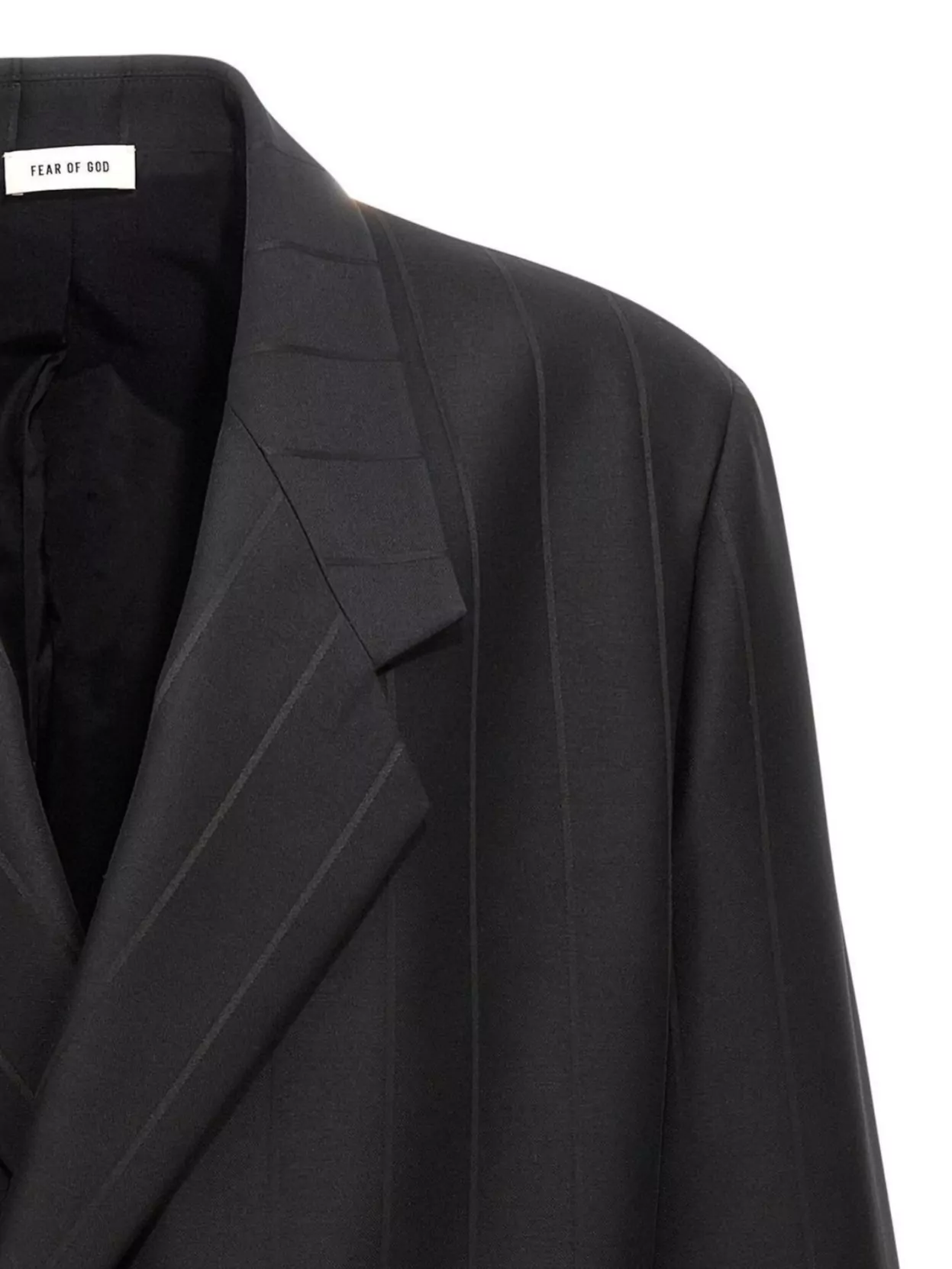 Fear Of God Casual Blazer With Striped Pattern And Button Cuffs