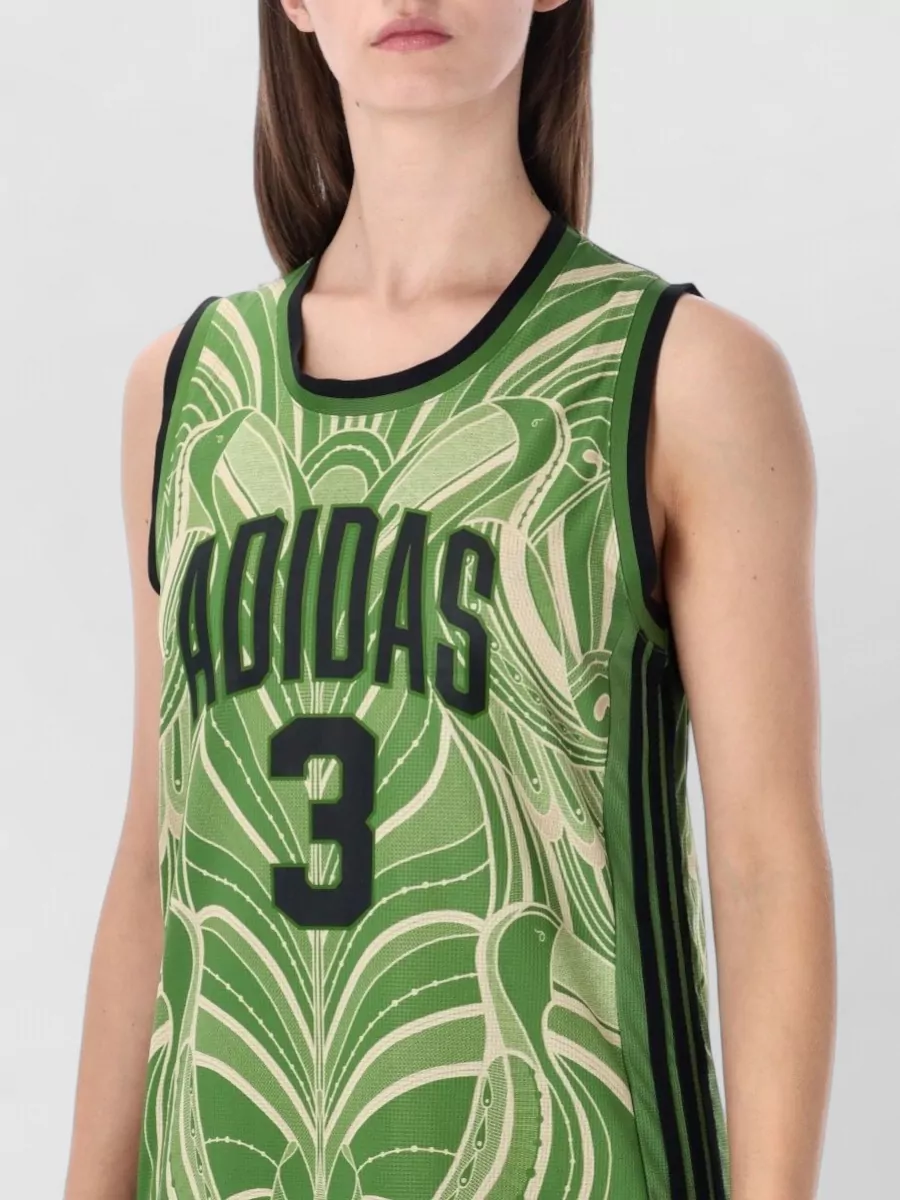 Adidas Originals Printed Sleeveless Maxi Dress