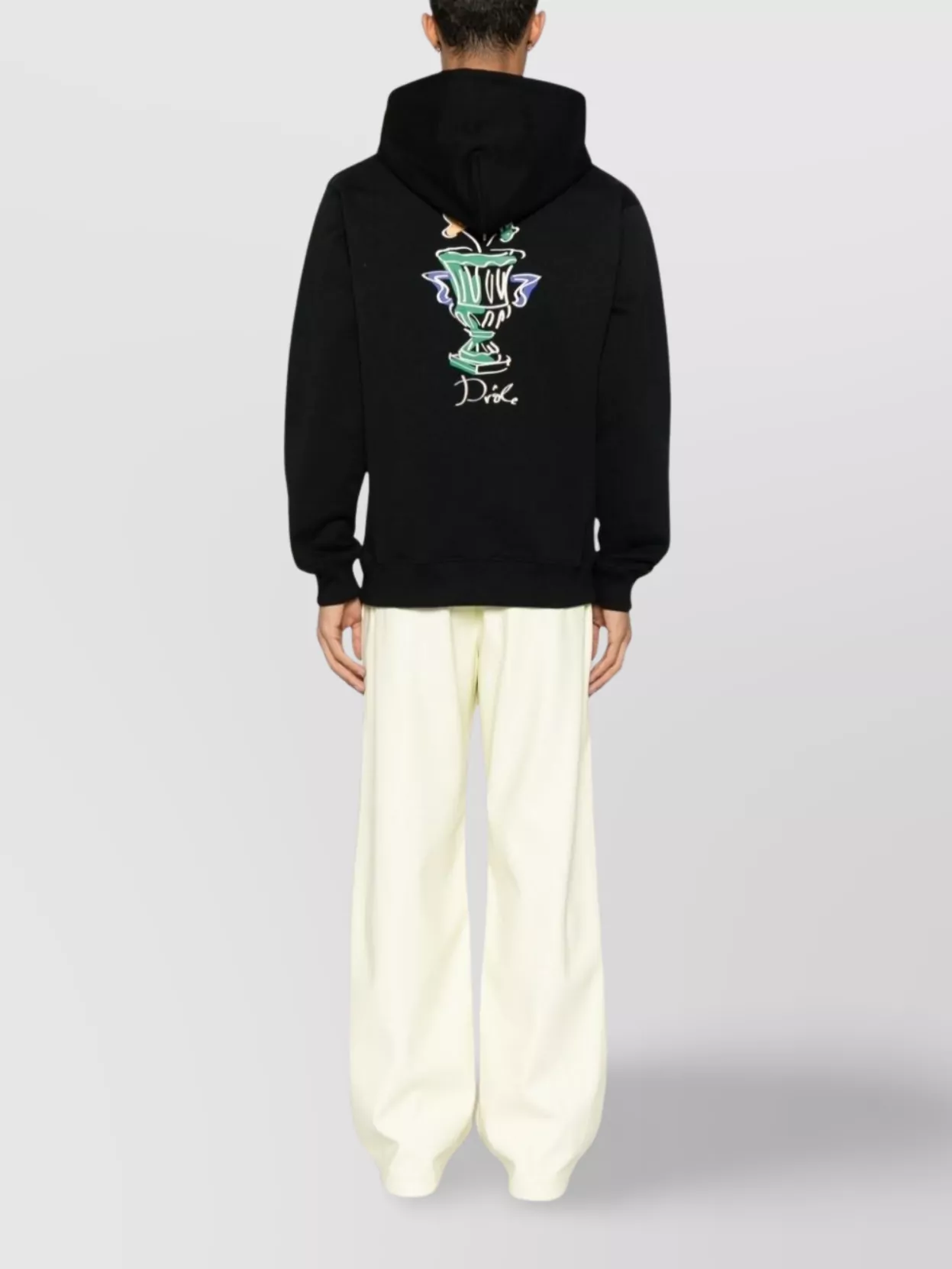 Drôle De Monsieur Hooded Sweatshirt With Drawstring And Pouch