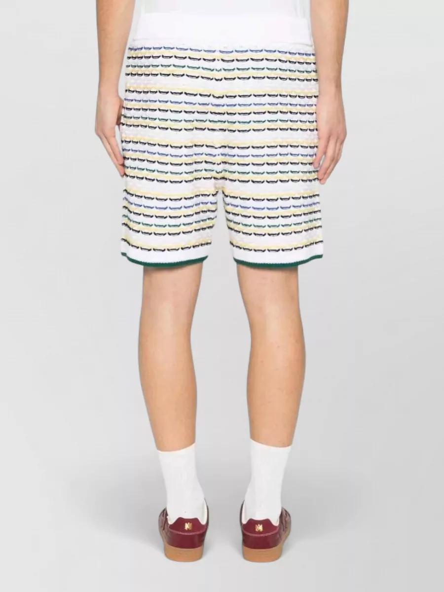 Casablanca Cotton Graphic-Print Swim Shorts