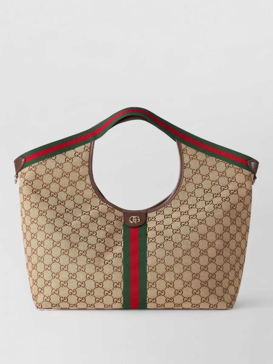 Gucci Giglio large fabric tote bag