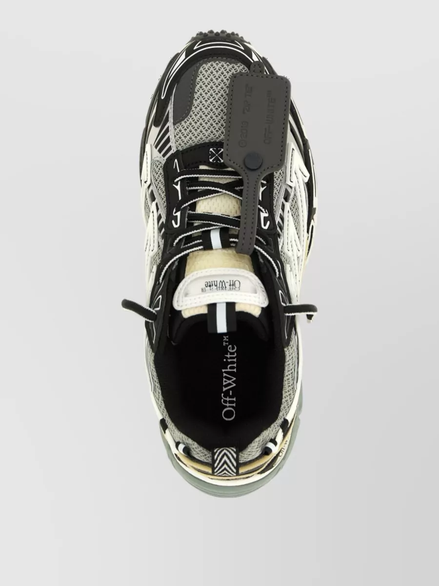Off-White Leather Low-Top Sneakers