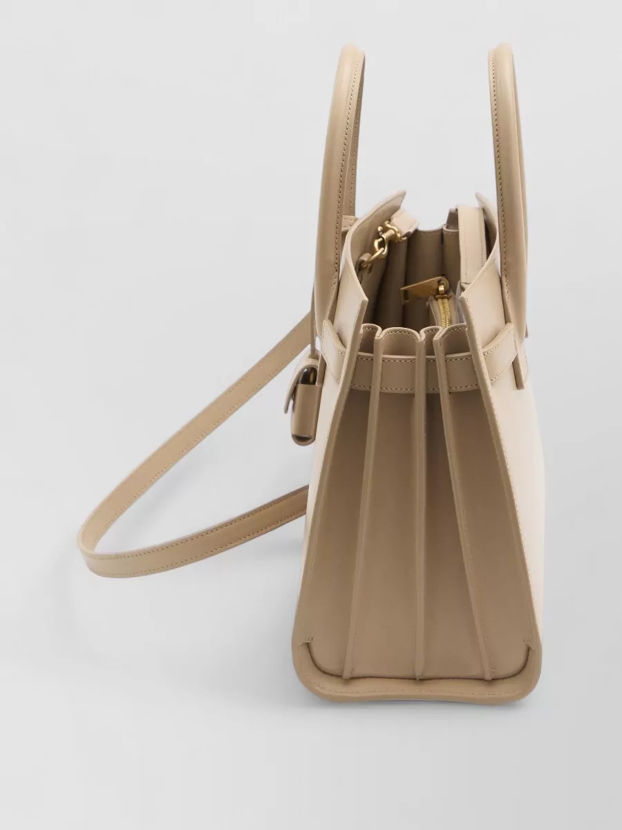 Saint Laurent Sac De Jour Baby Leather Tote Bag