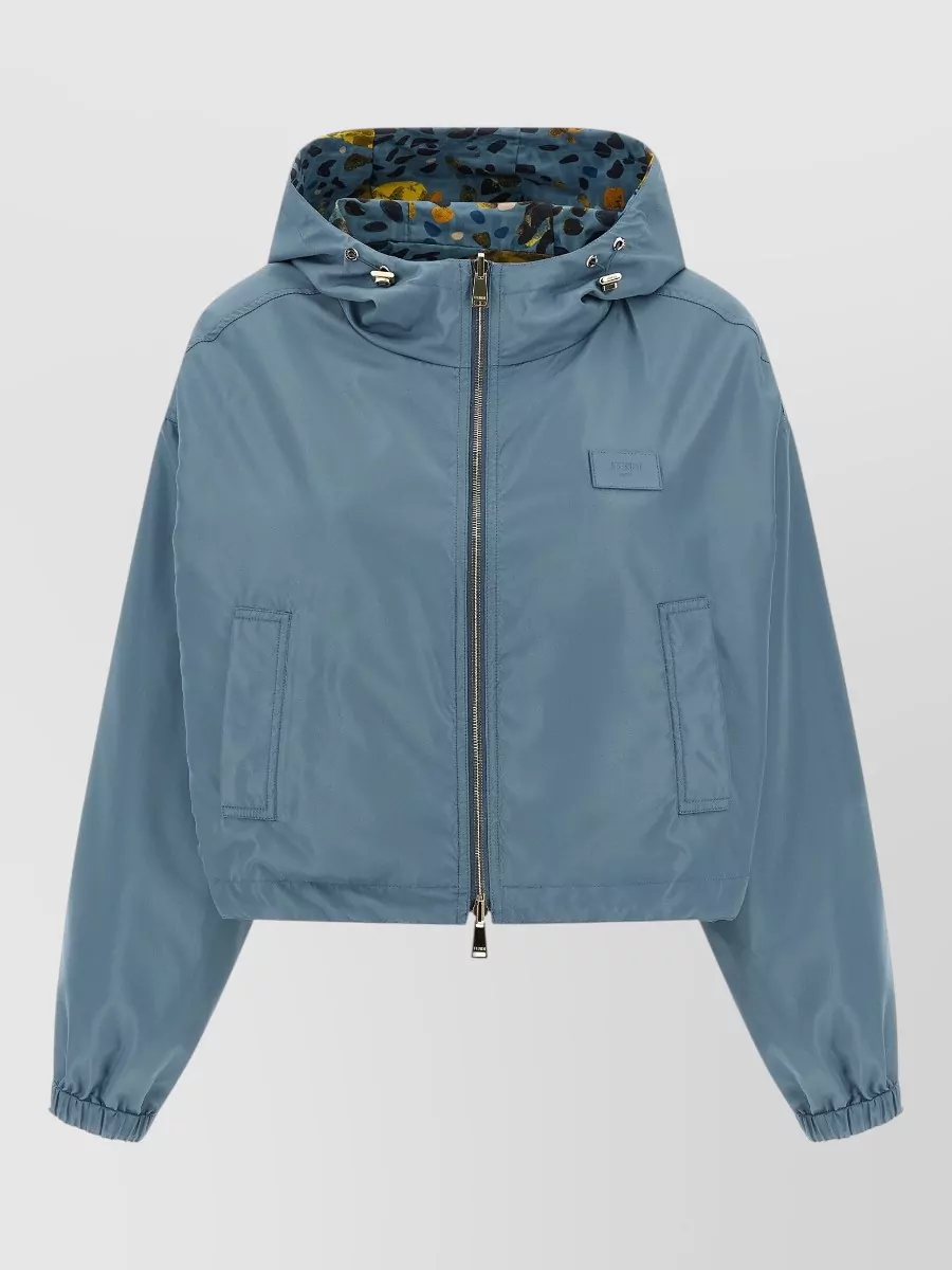 Fendi Reversible Cropped Bomber Jacket