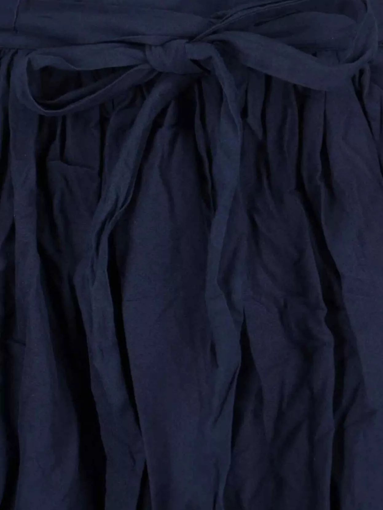 Daniela Gregis Midi Skirt With Crinkled Texture And Pockets