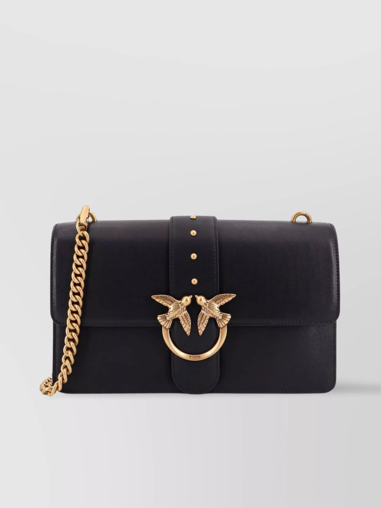 Pinko love bag one leather shoulder bag