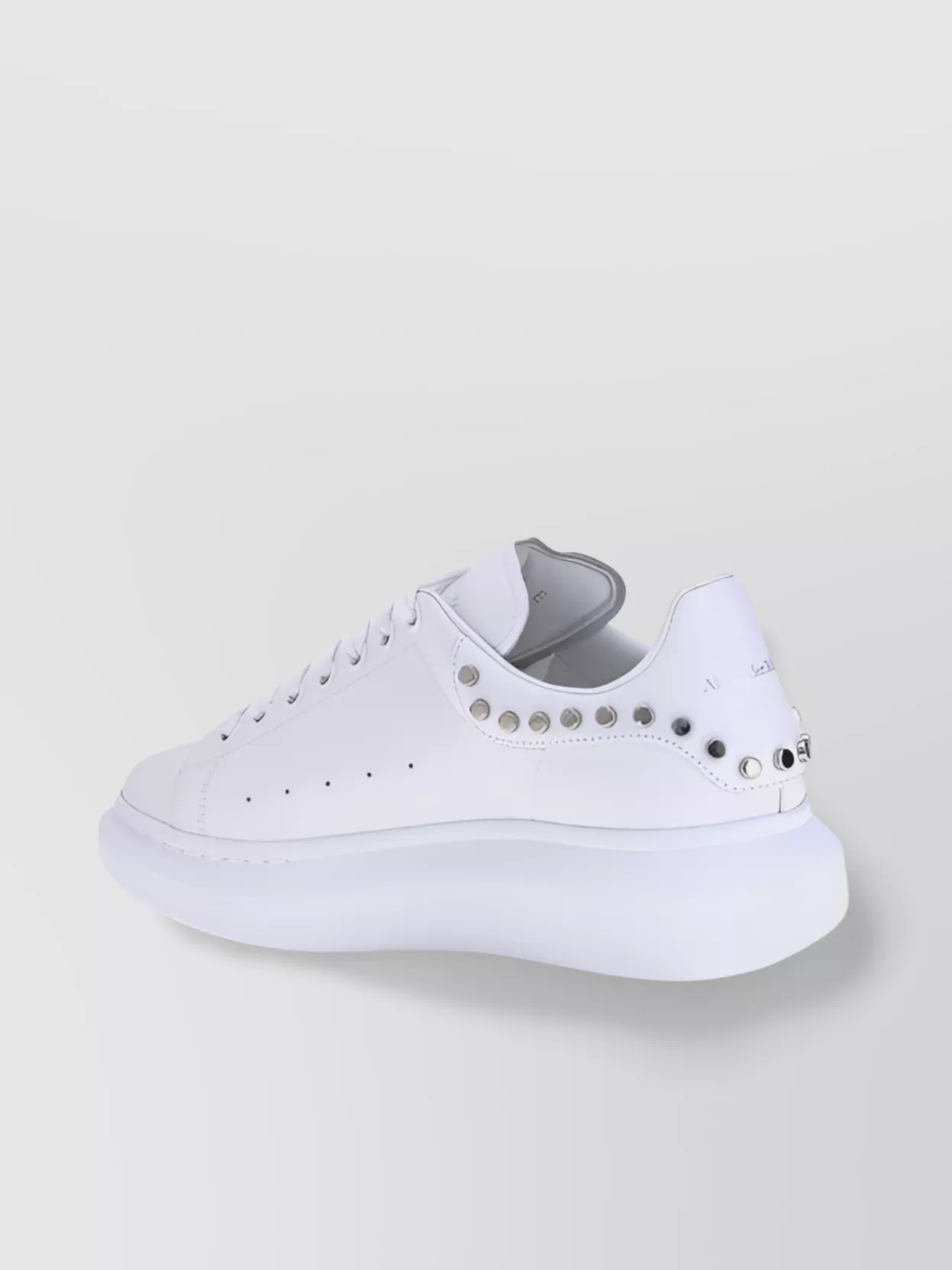 Alexander Mcqueen Studded Leather Platform Sneakers