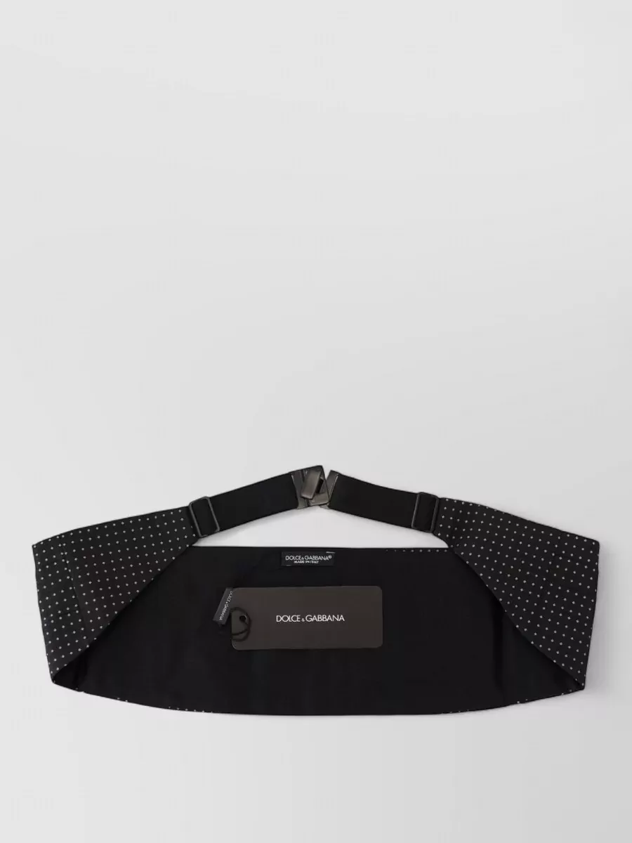 Dolce&Gabbana silk polka dot cummerbund