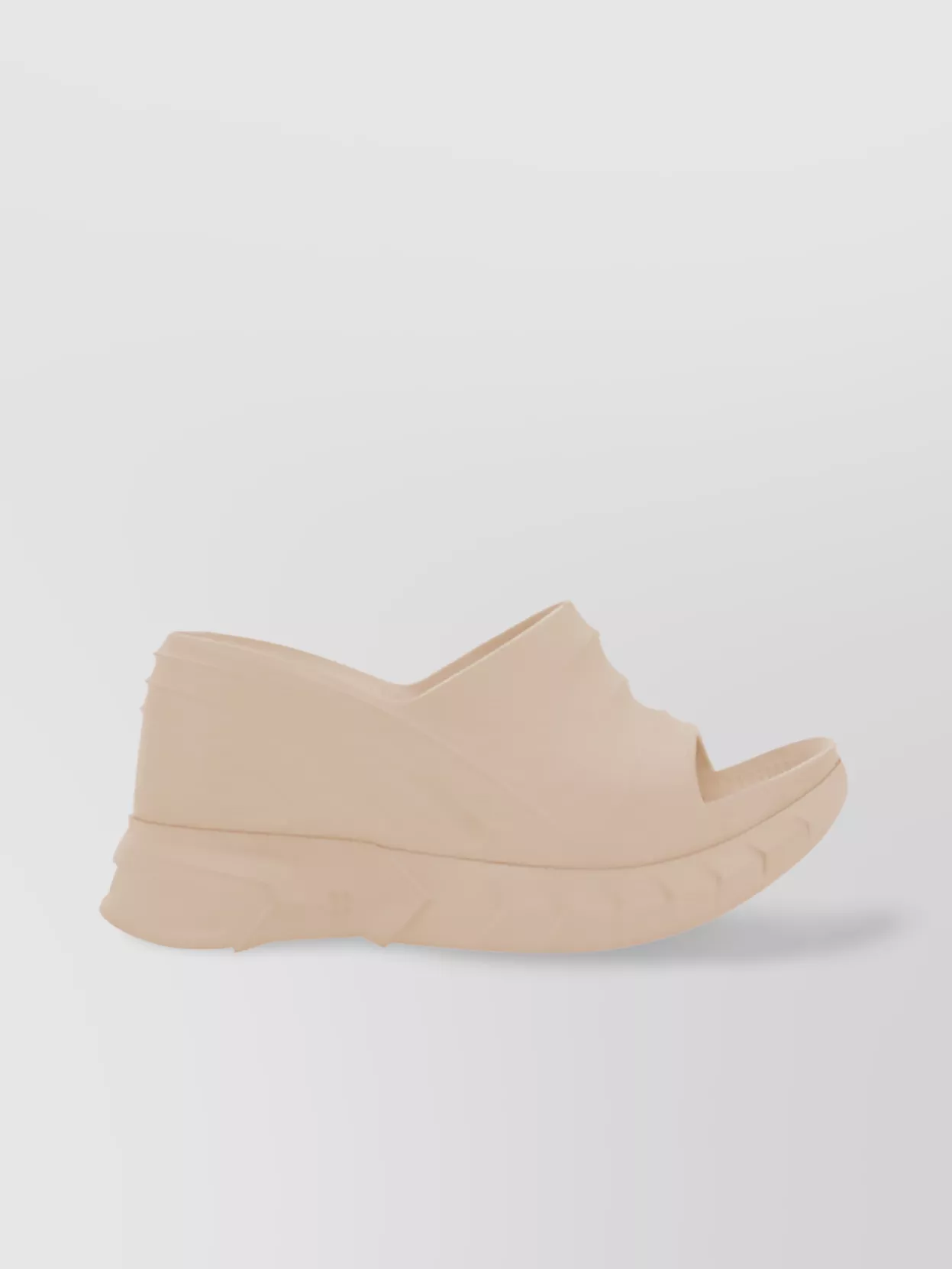 Shop Givenchy Layered Rubber Sole Wedge Sandals
